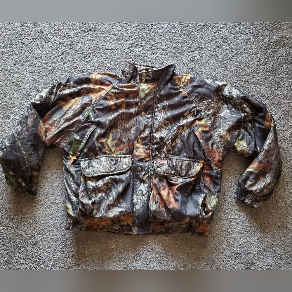 Woolrich Camo Coat, Large